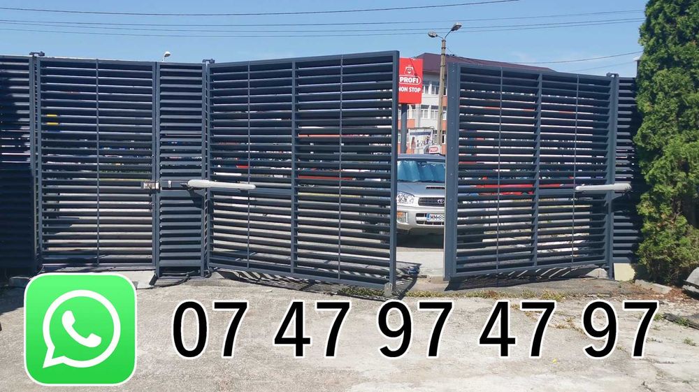 Porti automate glisant telecomanda aplicatie telefon Nice Baia Mare