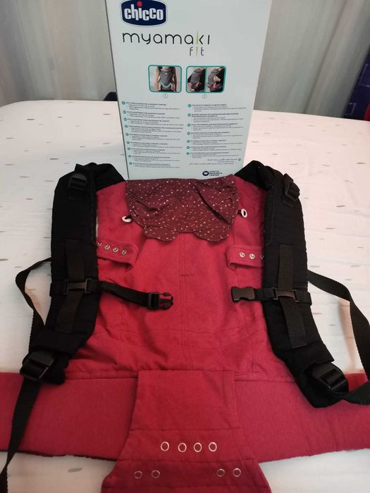 Marsupiu ergonomic Chicco Myamaki Fit, Burgundy Powder Visiniu 0 luni