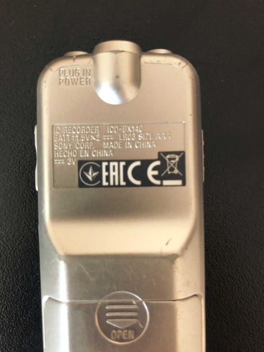 SONY Моно цифров диктофон BX140 от серия BX