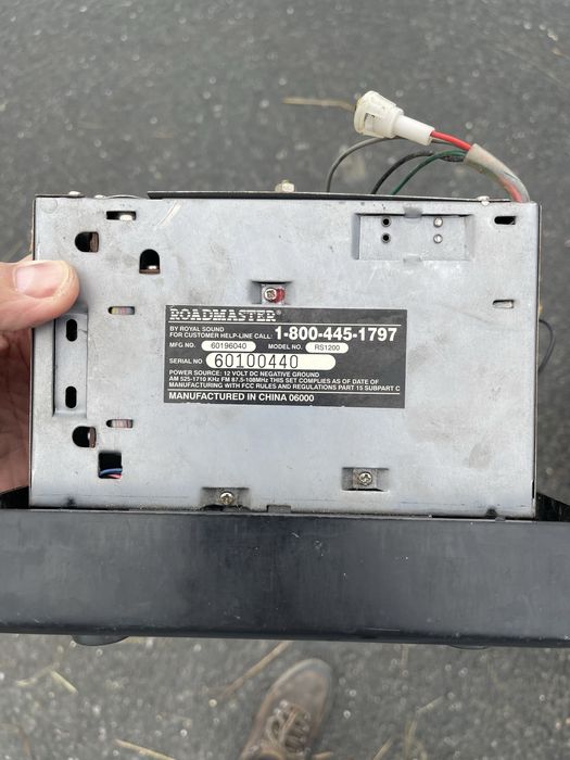 Casetofon auto vintage roadmaster RS1200