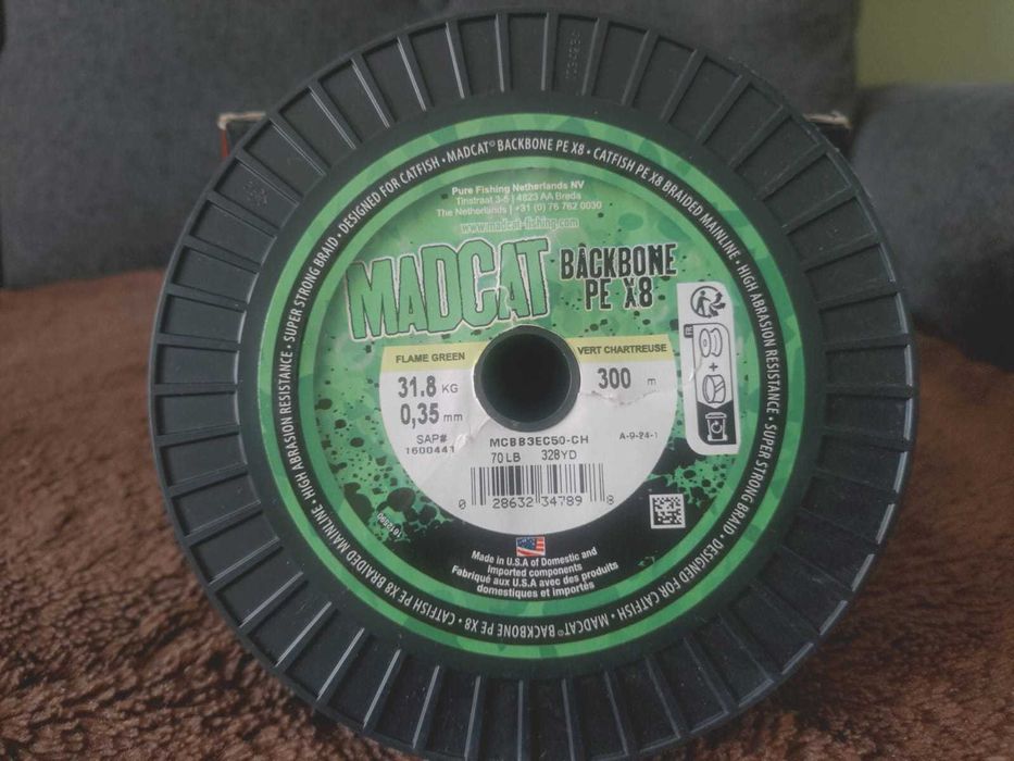 Mulineta DAM Quick 3 FD 8000 + fir textil DAM Madcat 0.35 mm (31.8 kg)