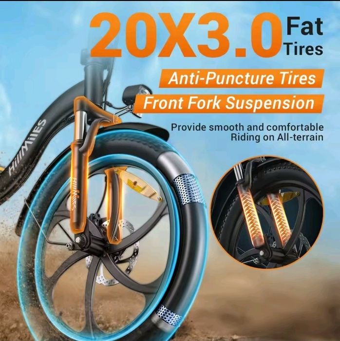 Bicicletă electrică HillMiles MilePort – Pliabilă