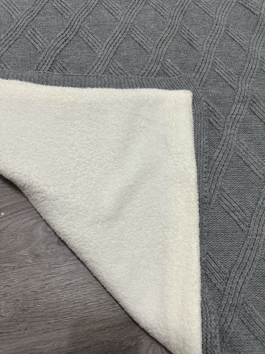 Детский плед вязанный