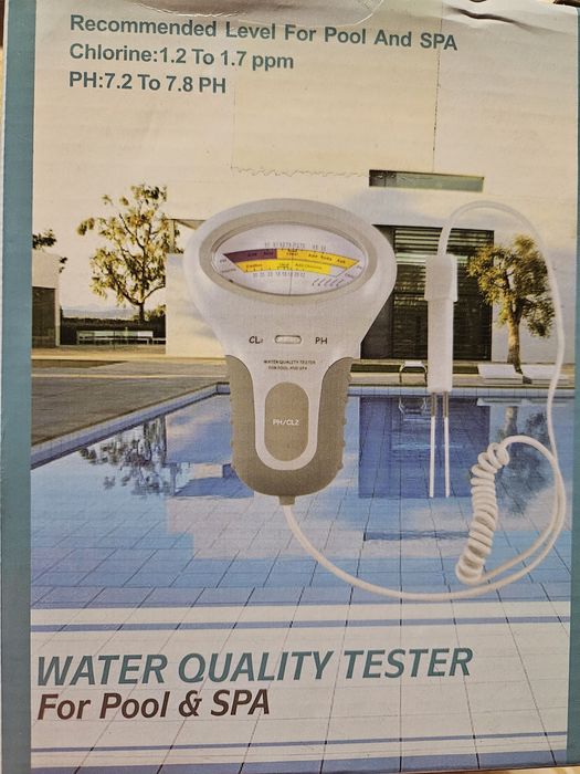 Тестер за pH и хлор за басейн – нов