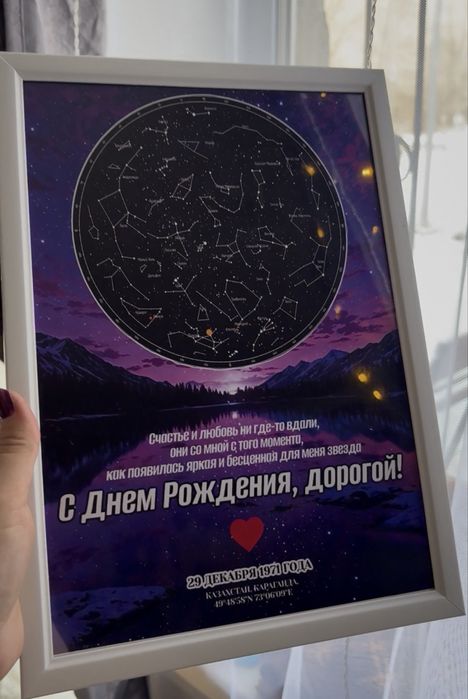 Карта звездного неба