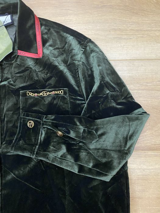 Велюровая рубашка