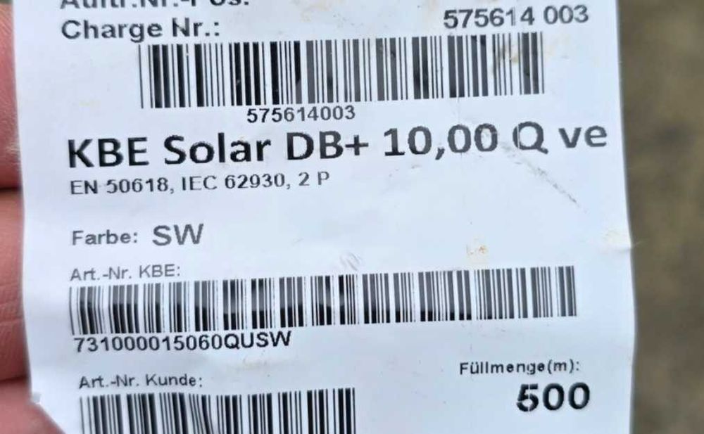 Panouri fotovoltaice cabluri electrice