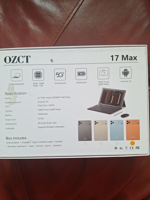 Планшет Ozct 17 Max
