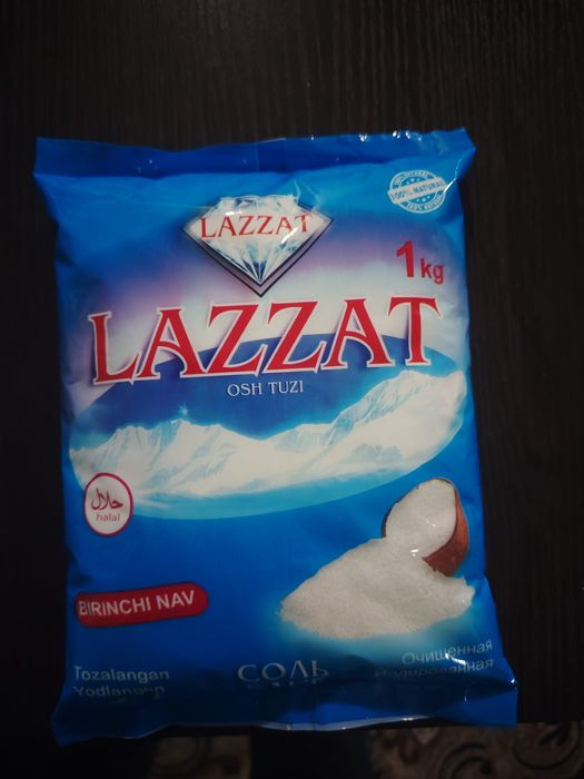 Lazzat osh tuzi 1 kg va 3 kg