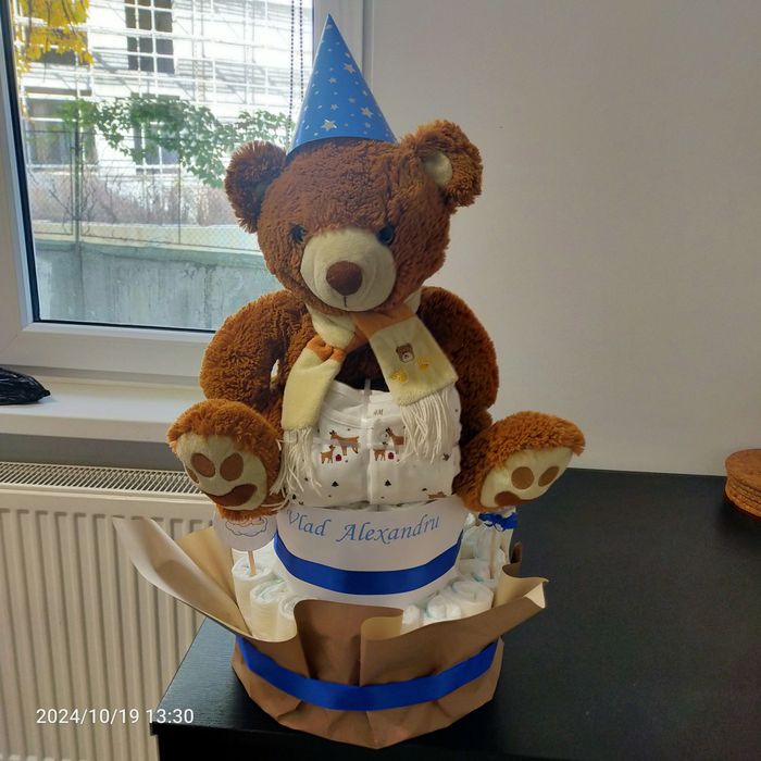 Tort din pampers fete și băieți