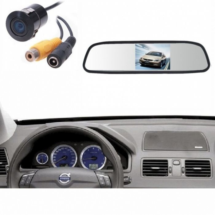 ПРОМО ЦЕНА !! Огледало с монитор + камера за задно виждан