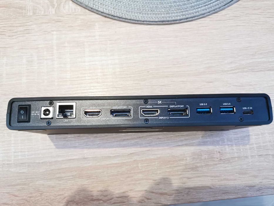 WavLink докинг станция 2 по 4k 60Hz без DP - през обикновено USB 3.0