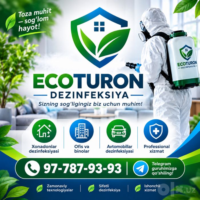 EcoTuron Dezinfektsiya Tashkent