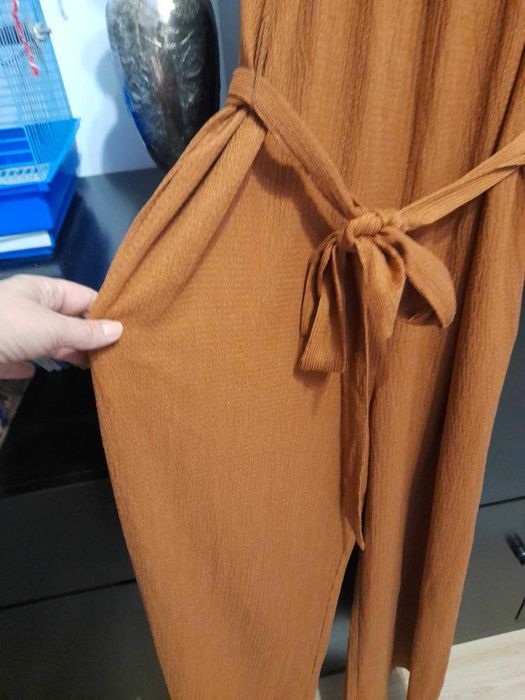 Дамски гащеризон в кафяв цвят размер М