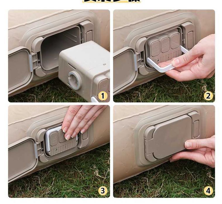 Матрас надувной самонадувающийся Надувная кроват двуспальная с насосом