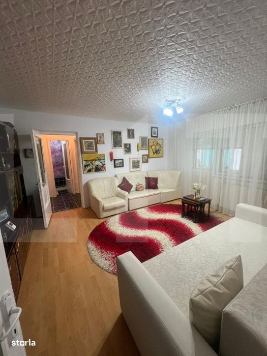 Apartament spatios 49 mp, 2 dormitoare, balcon – Zona Doja