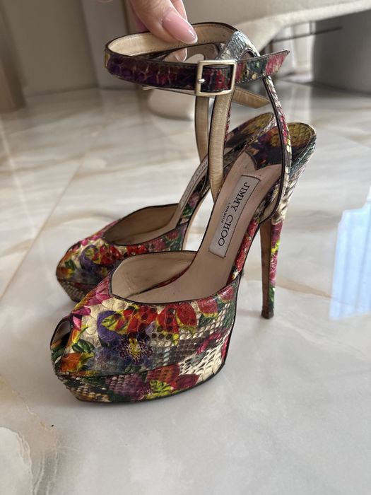 Питон Jimmy Choo високи сандали