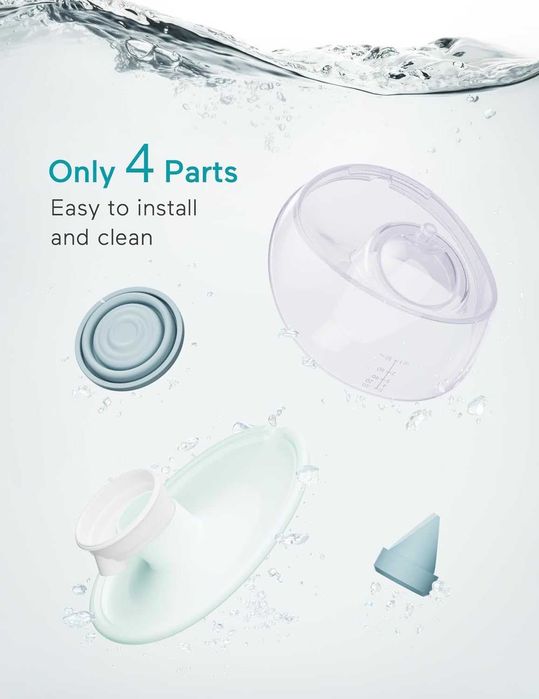 Електрическа помпа за кърма Paruu P20, 4 режима и 12 нива, 2 броя