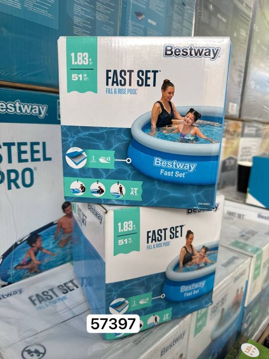 Бассейны надувной и каркасный