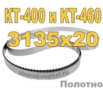 Полотна для ленточной пилы и кт 400