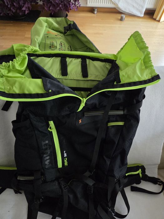 Vand rucsac negru Millet Ubic 50+10