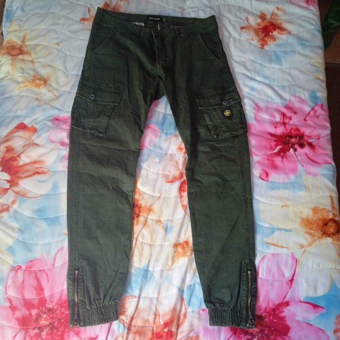 FINAL SALE!!! НОВИ БЕЗ ЕТИКЕТ STONE ISLAND CARGO JOGGER PANTS Size L оригинални карго панталони Стоун Айлънд