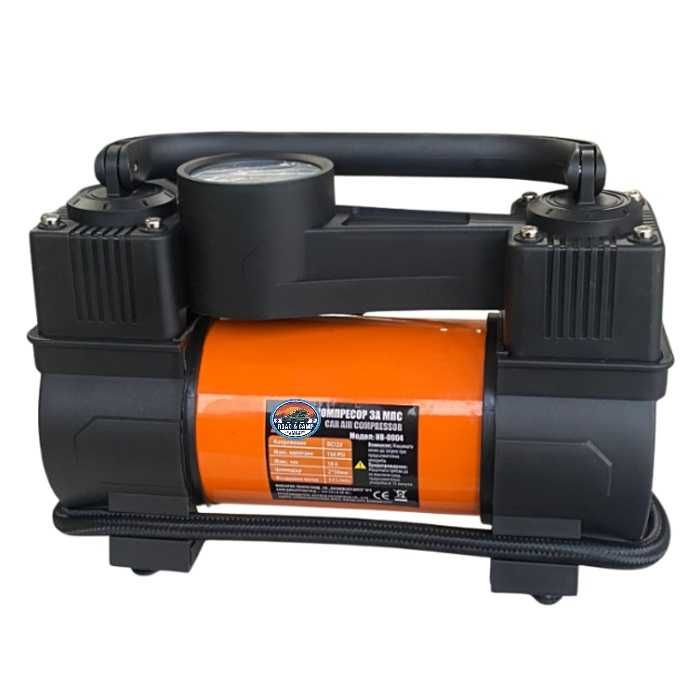 Компресор с две бутала за автомобил, бус, каравана, въздушен, 55л, 12V