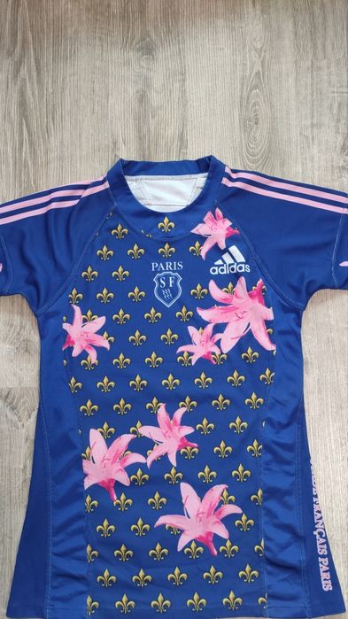 Adidas Rugby Paris S size Ръгби фланелка мъжка