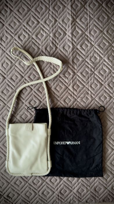 Мъжка чанта Emporio Armani от естествена кожа