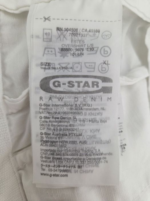 Jacheta barbati alba G-Star RAW XL