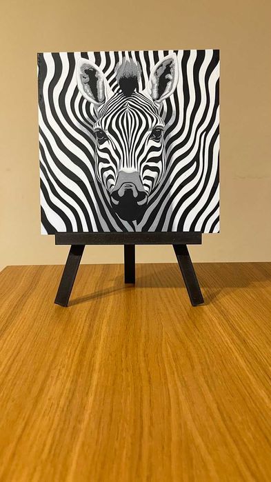3D релефна картина животинско царство - зебра