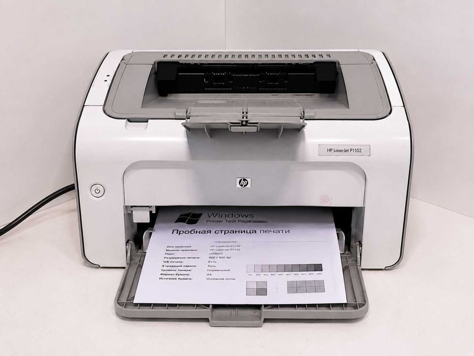 Принтер лазерный HP LaserJet P1102, ч/б, A4