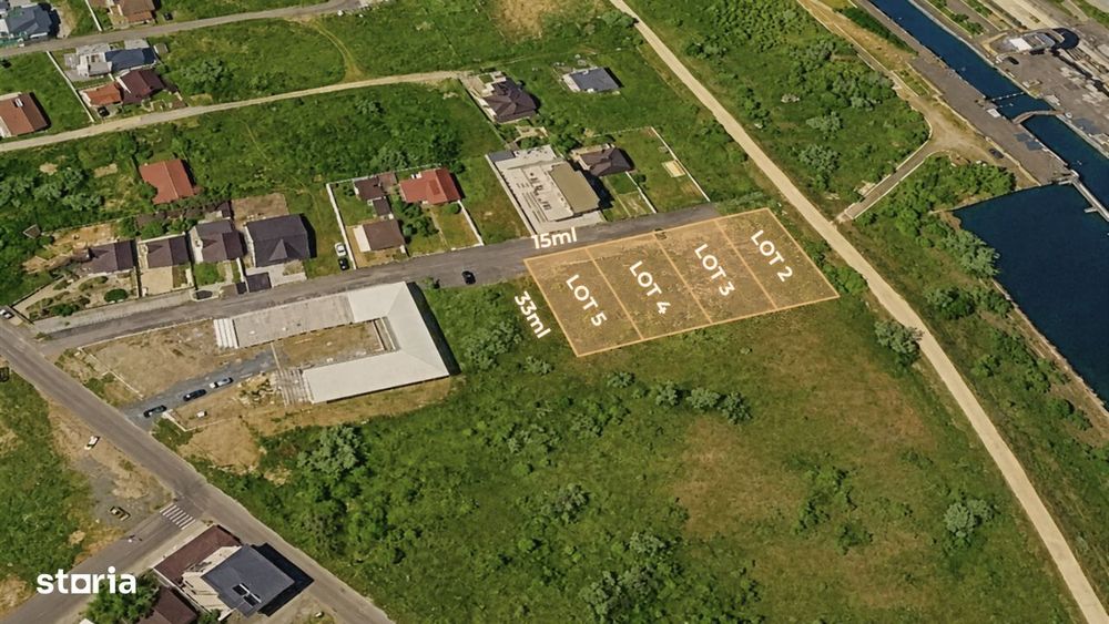 Teren construcții 500 mp | La 10 minute de plajă | Tabăra Năvodari