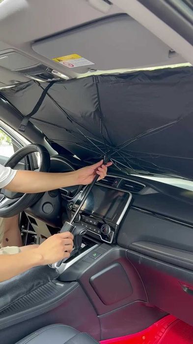 Слънцезащитен Сенник тип Чадър за предното стъкло на кола, автомобил