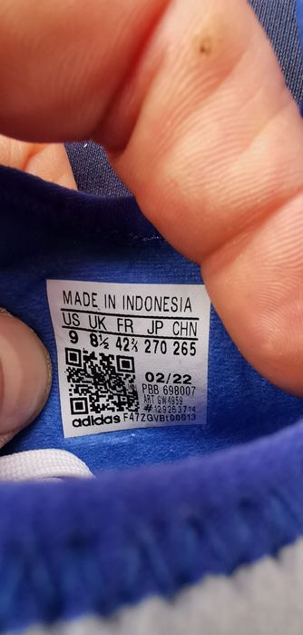 Футболни обувки бели adidas copa sense .3FG 42.2/3 естествена кожа