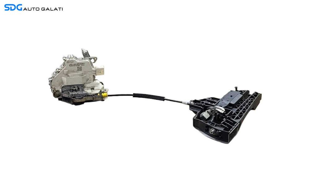Broasca Incuietoare cu Suport Maner Usa Portiera Dreapta Fata Audi A4 B8 2008 - 2015 Cod 8K0839016C 8T0-2837886A [L8035]