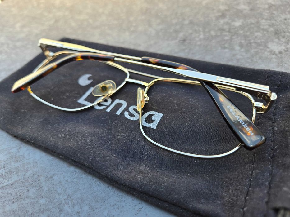 Polarizen MM4031 M2 polished gold metal rame ochelari vedere