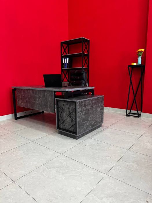 мебель Стол с тумбой руководителя ,стол стул стеллаж лофт stol shkof