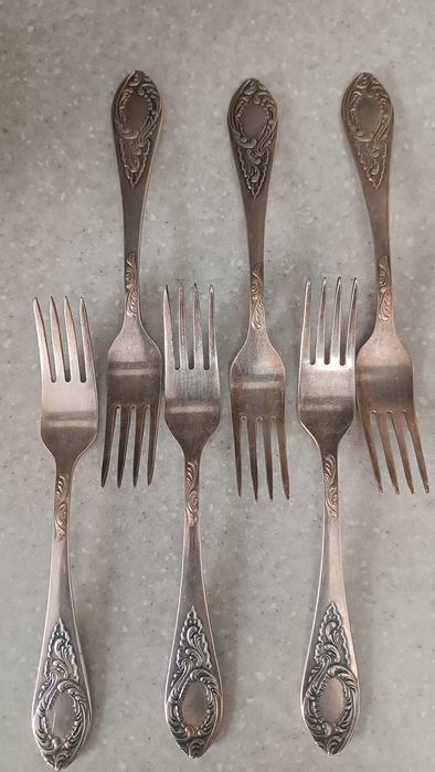 Вилки. МНЦ. Нейзильбер.  СССР