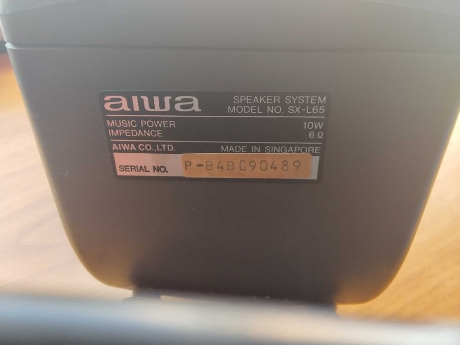 малки оригинални студиини тонколони AIWA 2x10w нов внос, перфектни