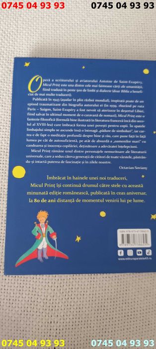carte carti micul print antoine de saint exupery cartonata