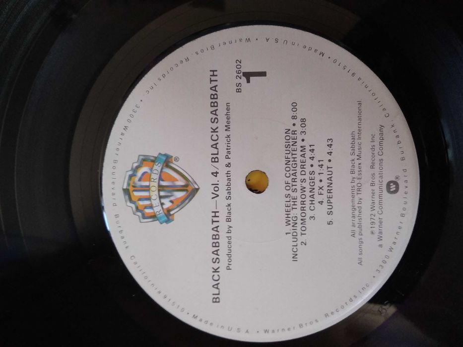 винил  BLACK SABBATH  originals