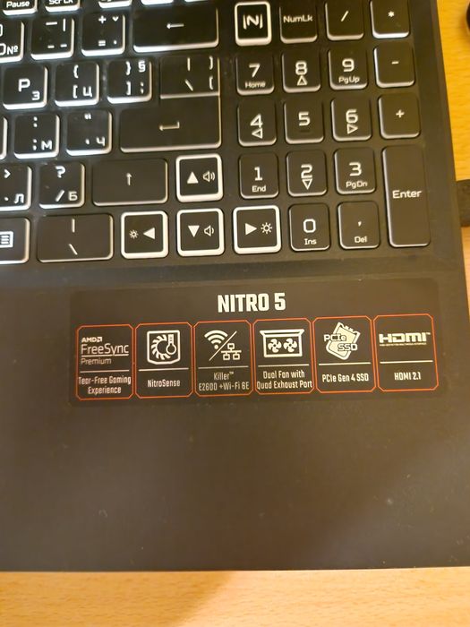 Геймърски лаптоп Acer Nitro 5