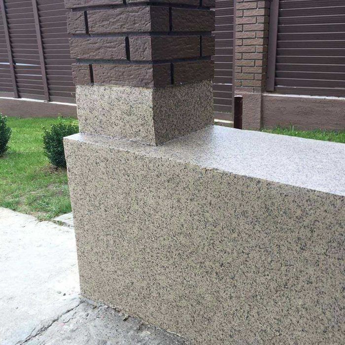 Каменная краска Ekam Paint для фасада и стен по бетону и кирпичу