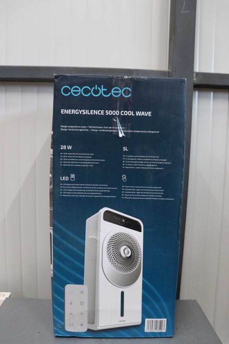 Cecotec EnergySilence 5000 Wave 28W изпарителен климатик,вентилатор