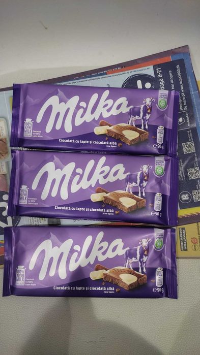 Milka Cow Spots 50 de bucati, 6 ron/bucata