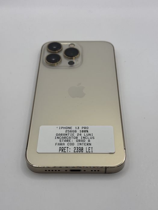 iphone 13 pro 256gb 100% Grad A Garantie 24 luni Rate - zonemag.ro