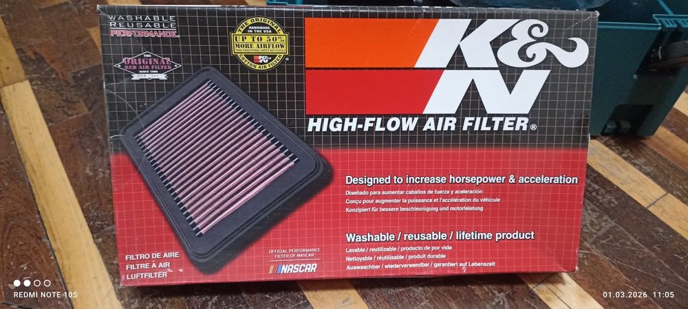 Фильтр многоразового использования K&N 33-2480 на Mazda