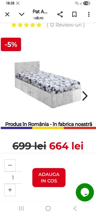 Vând 2 paturi single cu suport pentru saltea, ambele la 1100 lei.