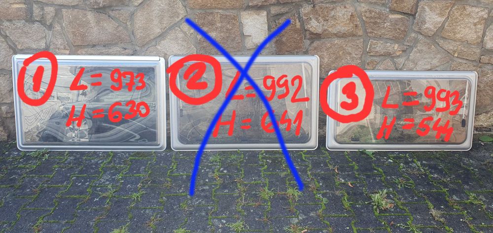 Ferestre de rulota/autorulota Birkenholz, import Germania